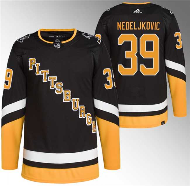 Men's Pittsburgh Penguins #39 Alex Nedeljkovic Black 2021-22 Alternate Primegreen Stitched Jersey,We sell and wholesale Men's Pittsburgh Penguins #39 Alex Nedeljkovic Black 2021-22 Alternate Primegreen Stitched Jersey on line form chian!